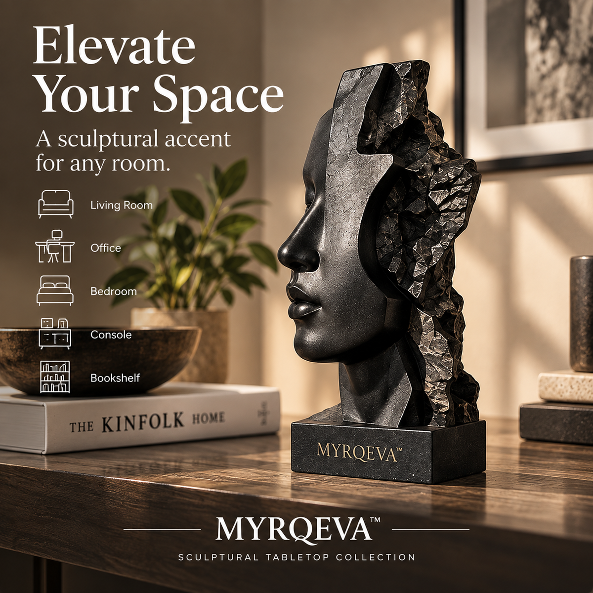 MYRQEVA™ Atelier Profile Fragment Sculpture