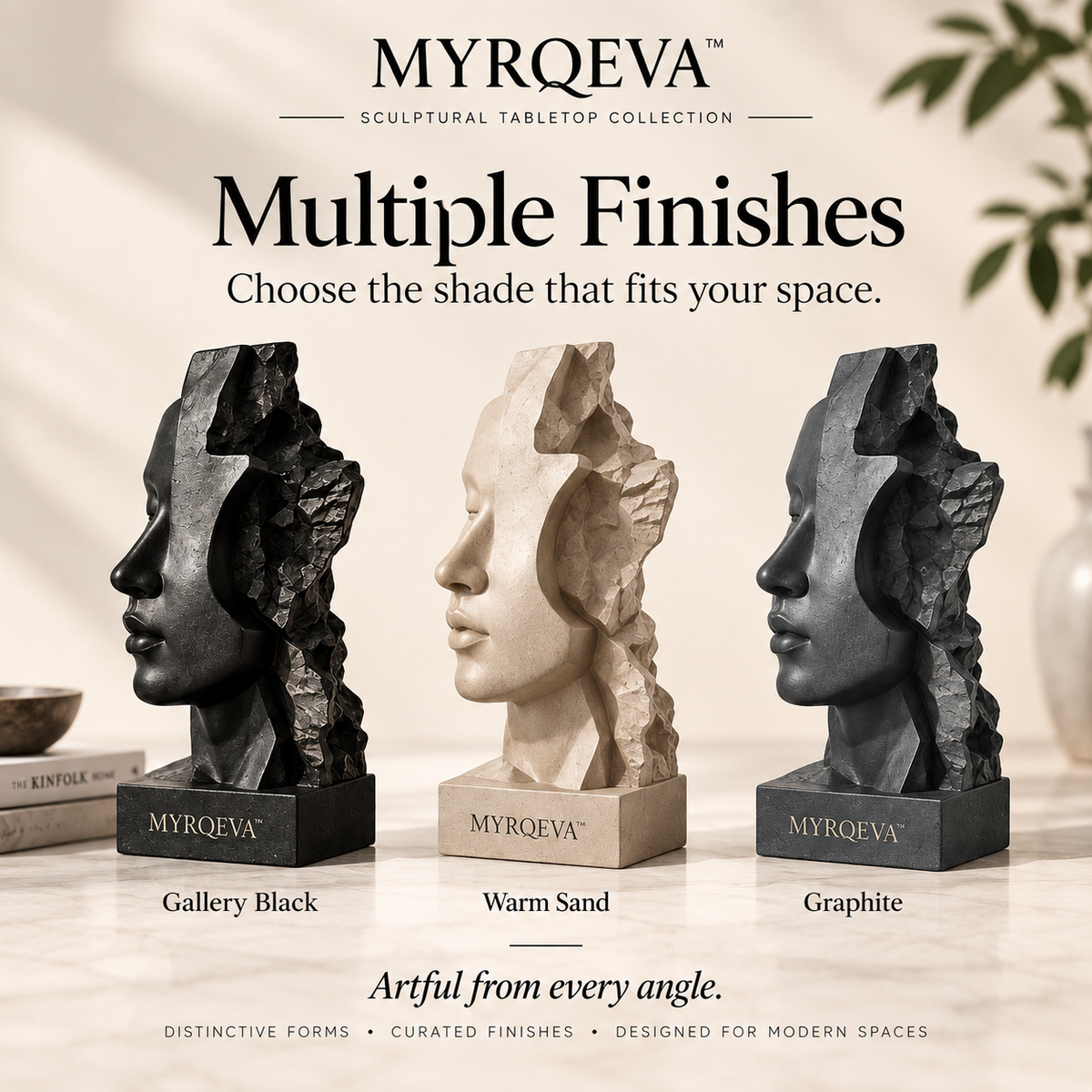 MYRQEVA™ Atelier Profile Fragment Sculpture