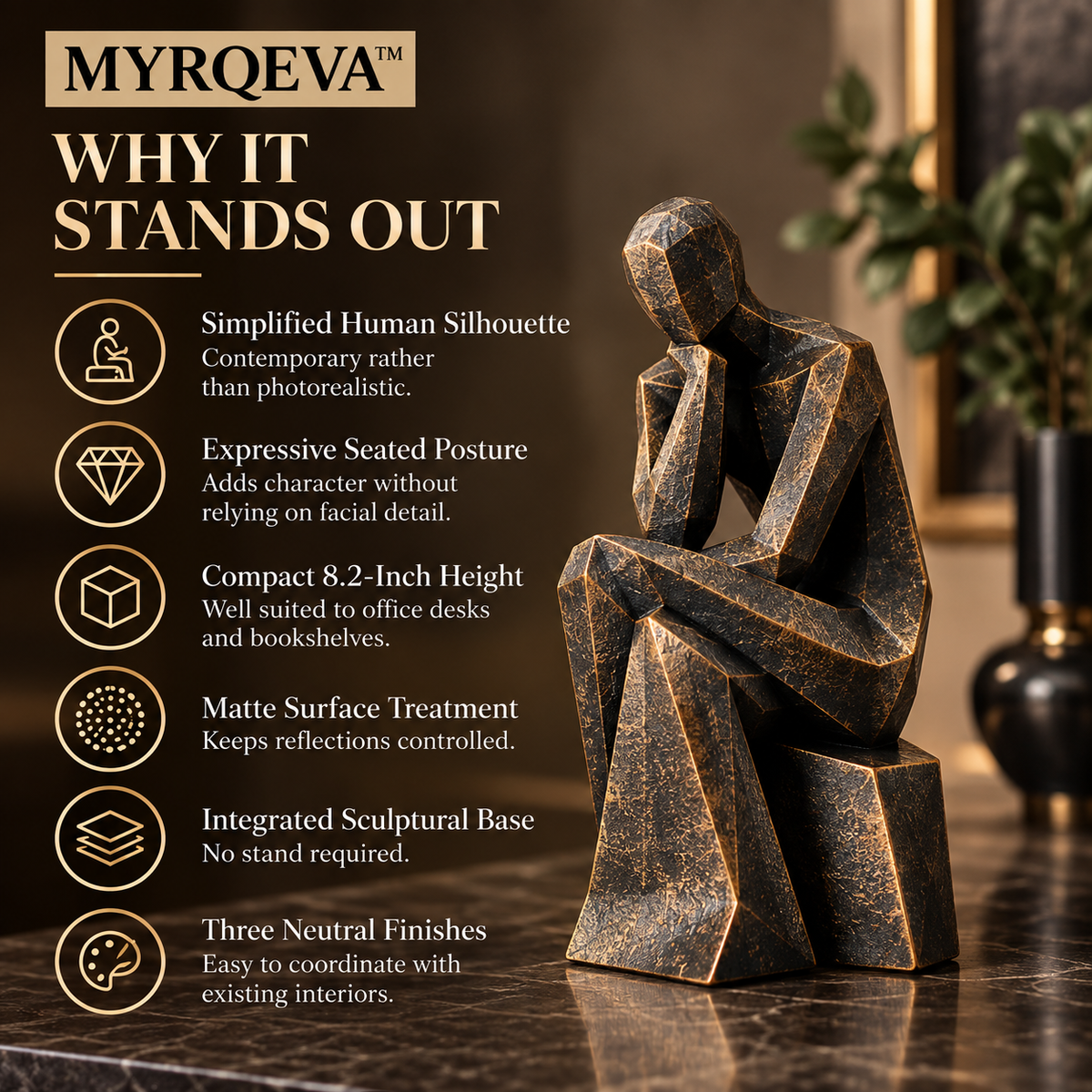 MYRQEVA™ Quiet Form Seated Figure