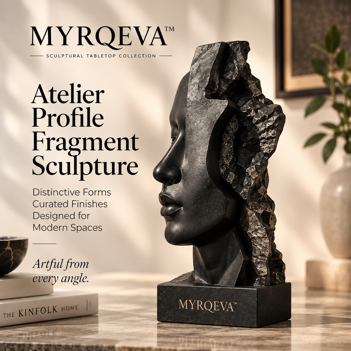 MYRQEVA™ Atelier Profile Fragment Sculpture