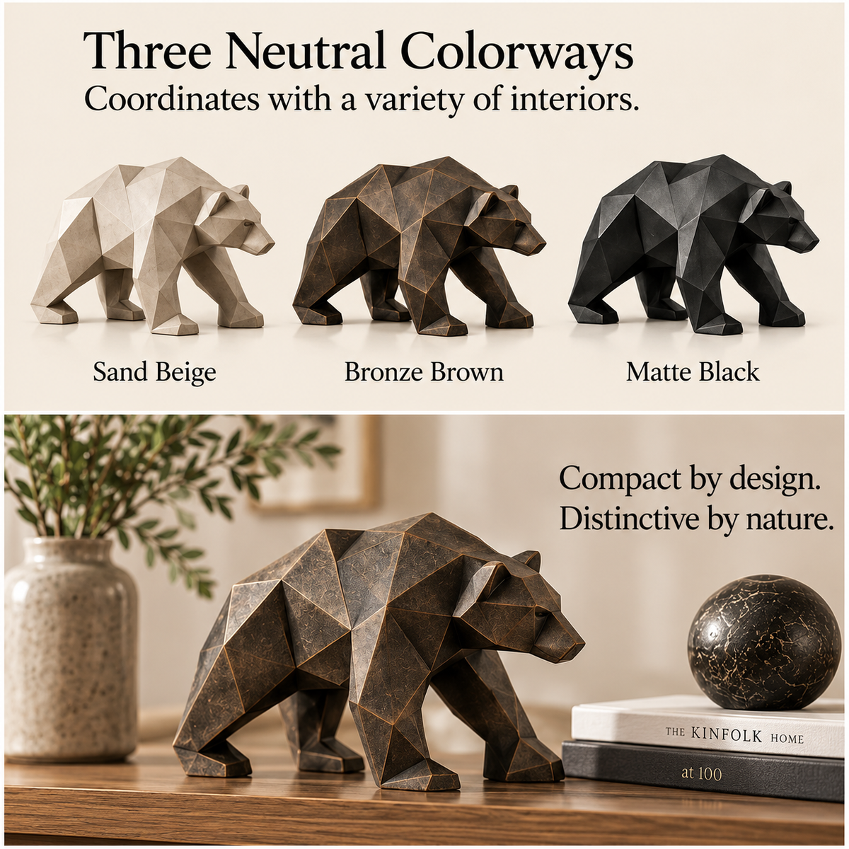 MYRQEVA™ Ridgeback Geometric Bear