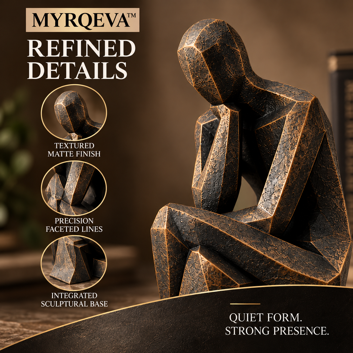 MYRQEVA™ Quiet Form Seated Figure