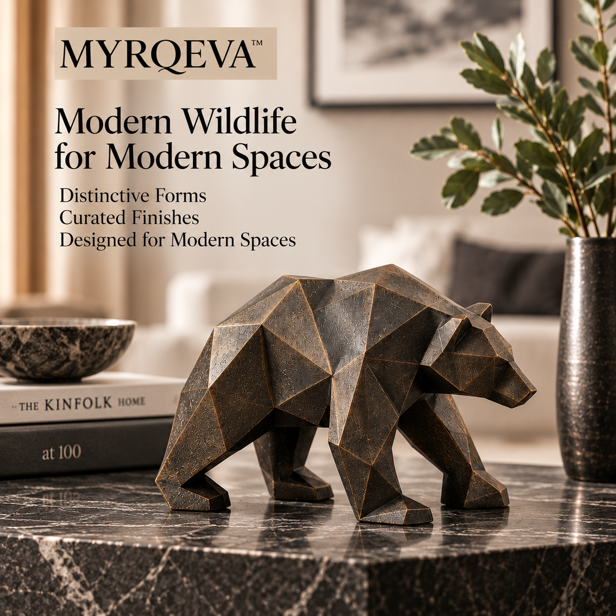 MYRQEVA™ Ridgeback Geometric Bear
